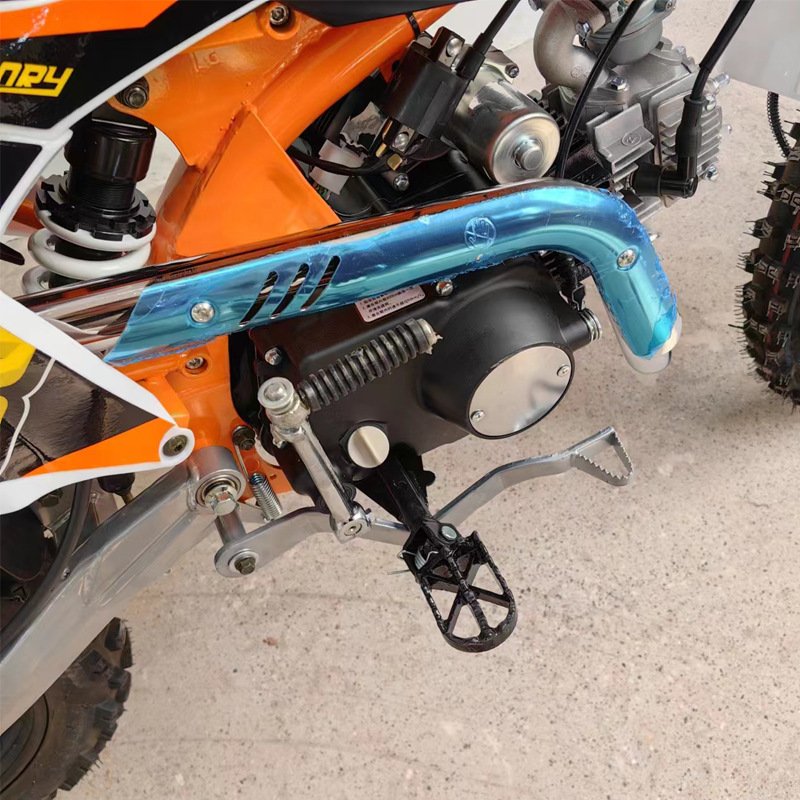 Lightweight All-Terrain 125cc/140cc Gasoline Motorcycle for Adults & Children Off-Road Riding 4 Stroke Engine Chain Drive