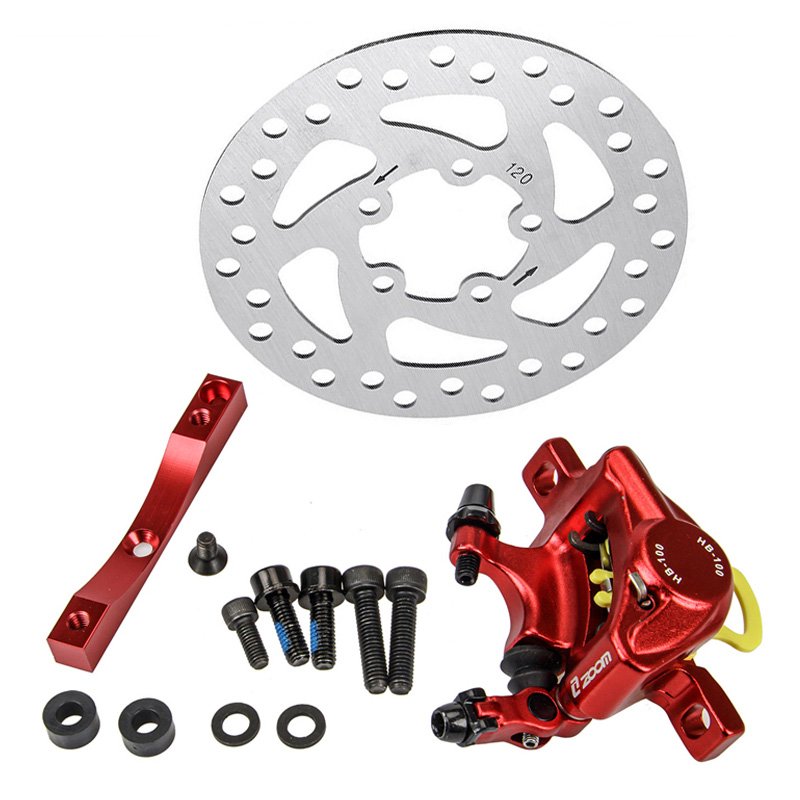 Brake Caliper Kit X-TECH with 120mm Brake Disc Spare Parts for Cityneye M365 Pro Electric Scooter Accessories