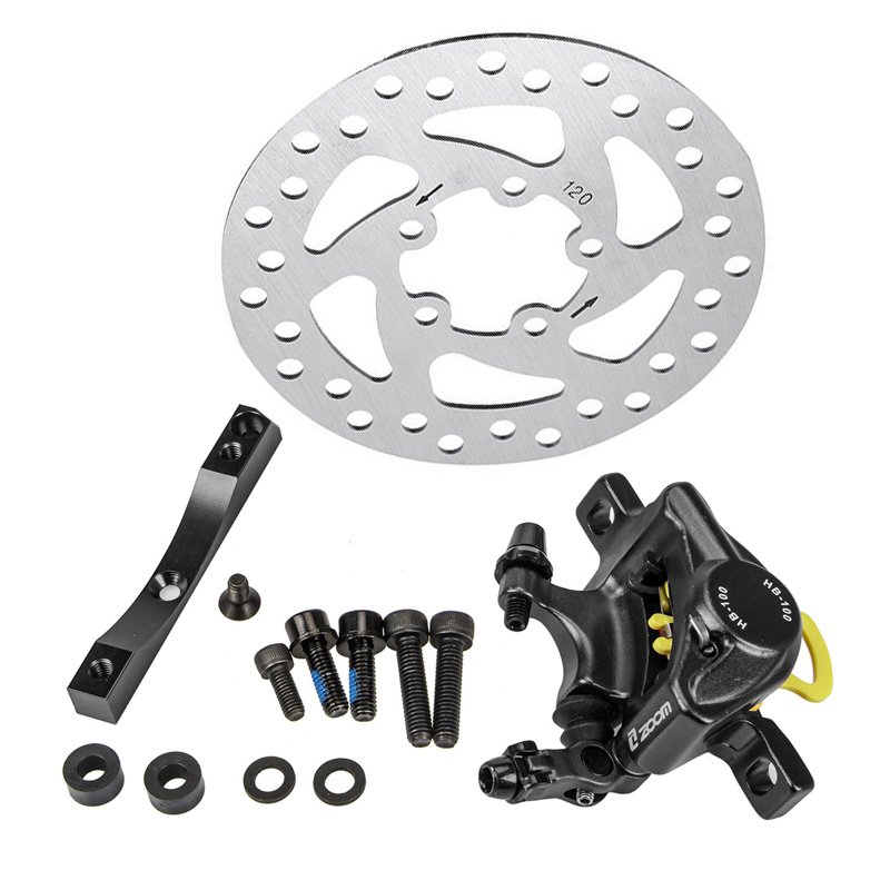 Brake Caliper Kit X-TECH with 120mm Brake Disc Spare Parts for Cityneye M365 Pro Electric Scooter Accessories