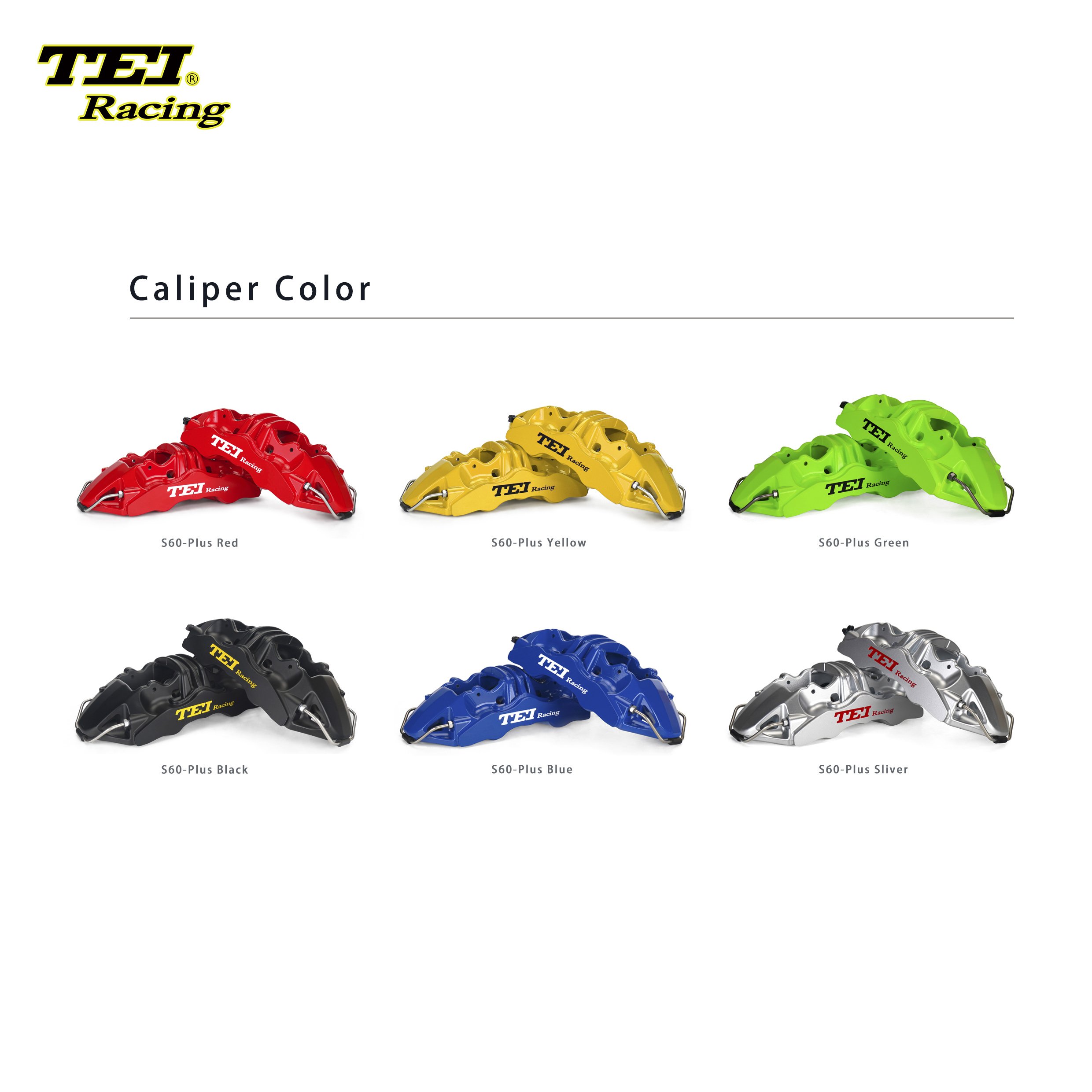 Big Brake Kit Front 6 Piston and Rear 4 Piston E-brake Caliper BBK Auto Brake System for VW GOLF R MK7 2018 YEAR 19 Inch Rim
