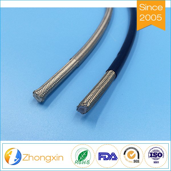 Braided Stainless Ptfe Auto Brake Hose AN3 AN4 Compatibility Teflon Brake Fuel Oil Hose