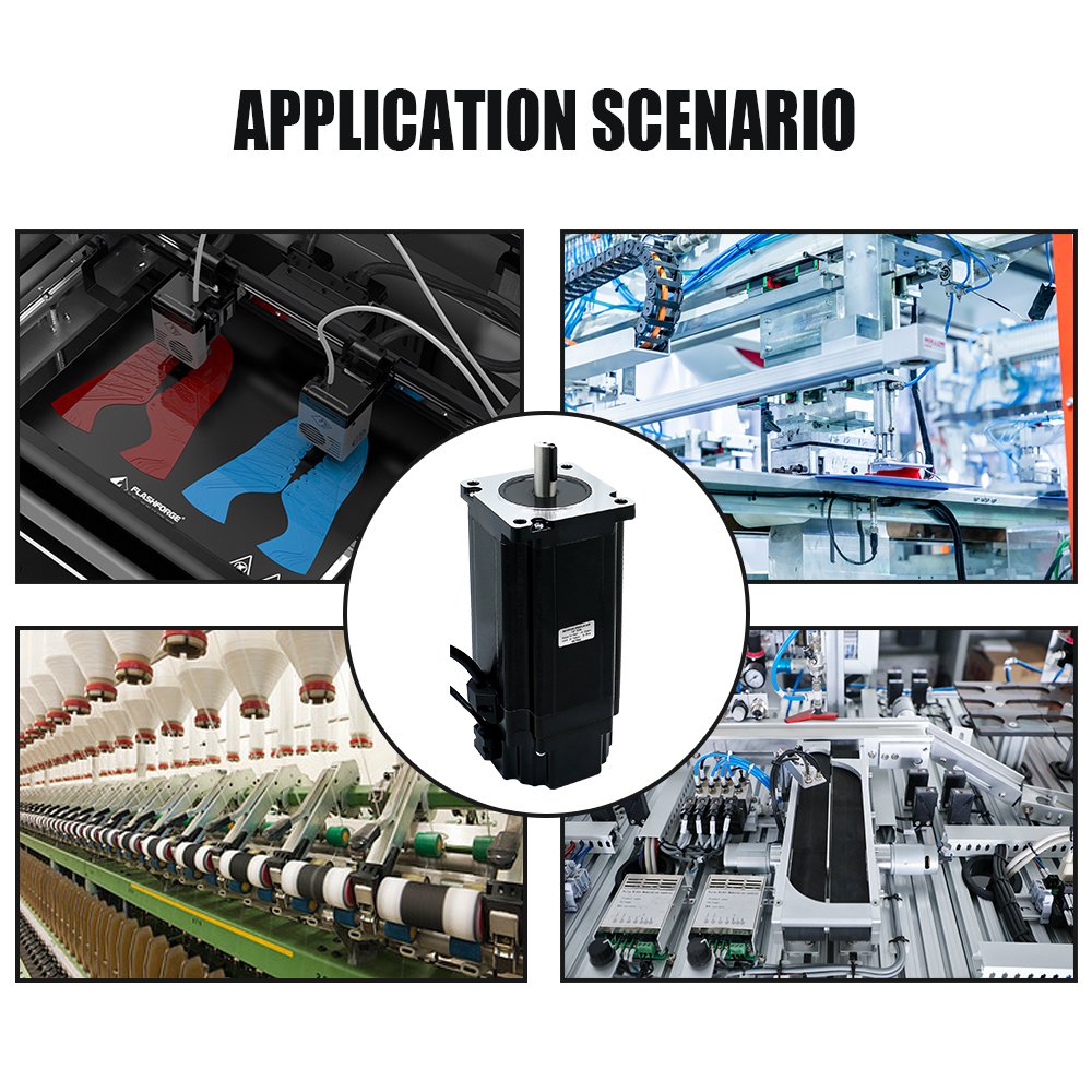 86HS156 Direct Manufacturer Step Motor 1.8 Degree 2 Phase 12 N.M 6.2A Nema34 for Engraving/ Labelling /laser Auto Machine CNC