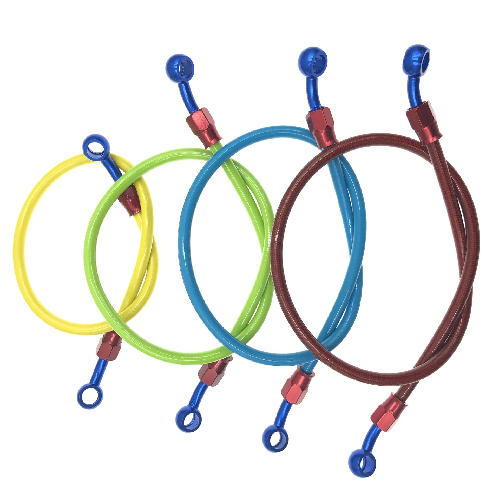 Brake Hose Assembly Customized Stainless Steel PTFE NYLON Brake Hose With Fitting Tube SAE J1401 OEM Auto Motorcycle Brake Line