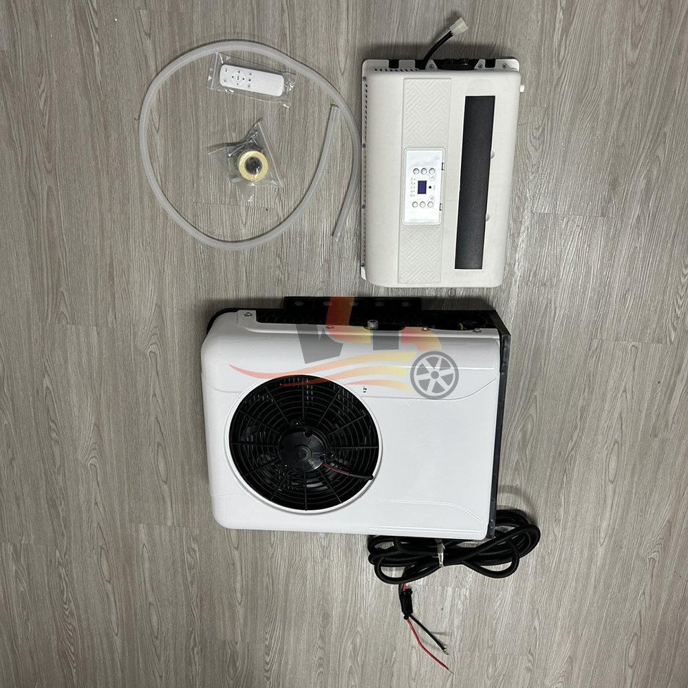12 Volt 24 Volt Split Truck Parking Air Conditioner Semi Battery Powered Electric AC System for Truck Parking Cooler 12v