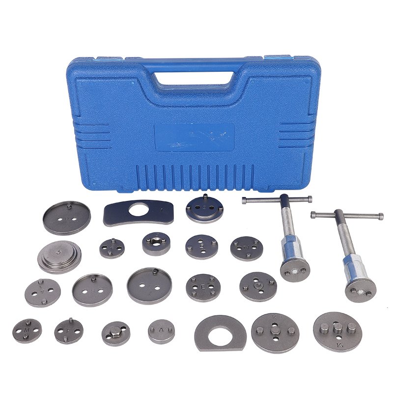 22PC Universal Heavy Duty Disc Brake Caliper Piston Compressor Wind Back Repair Tool Kit for Brake Pad Replacement for Cars