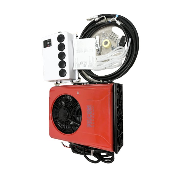 Battery Power Car Split Truck Van Cabin 12V 24V Truck Parking air Conditioner Truck Ac 12volt air Conditioner OEM LOGO