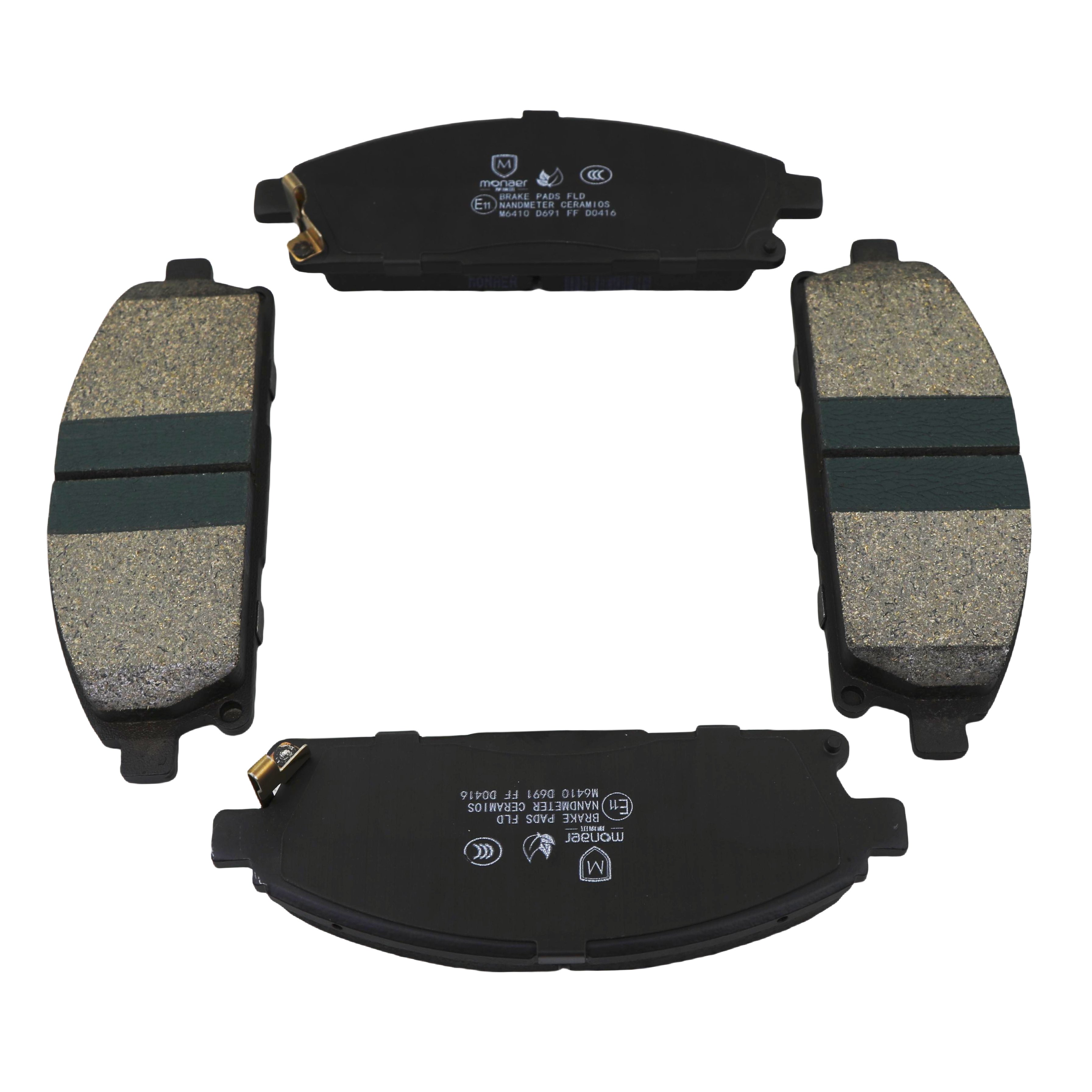 Monaer Brake Pads D691 Ceramic Front Disc Brake Pad for Nissan