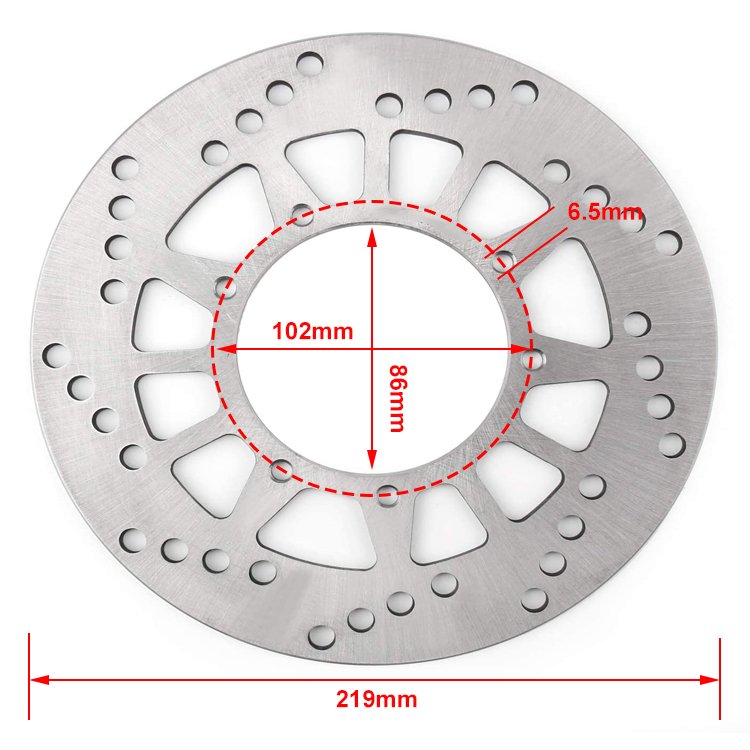 XT600 XTZ660 Brake Disc Tenere Rear 219mm Motorcycle for Yamaha