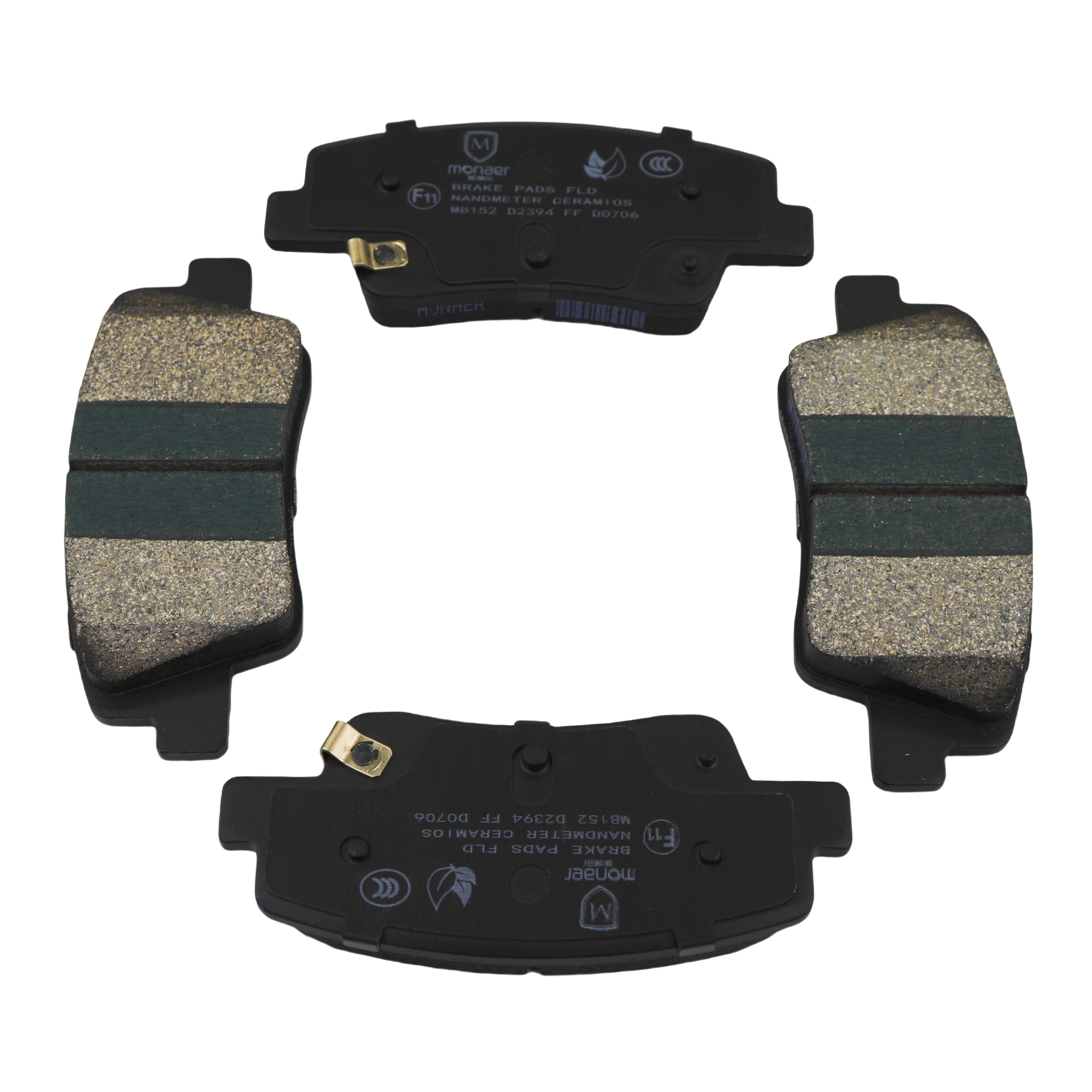 Monaer Brake Pads D2394 Ceramic Front Disc Brake Pad for Hyundai