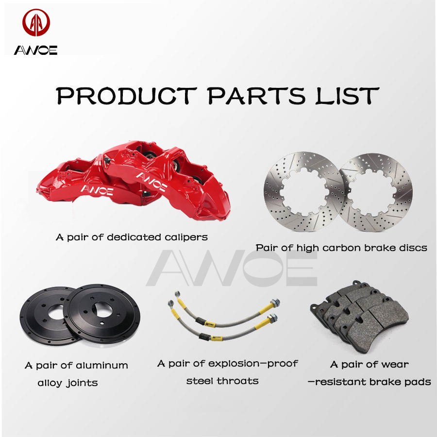 GT6 Brake Calipers Brake 6 Pistons Big Brake Kit for Mercedes benz Cls63 Cls300 C63 E200 E260 W204 W218 W207 W212 nissan 240z