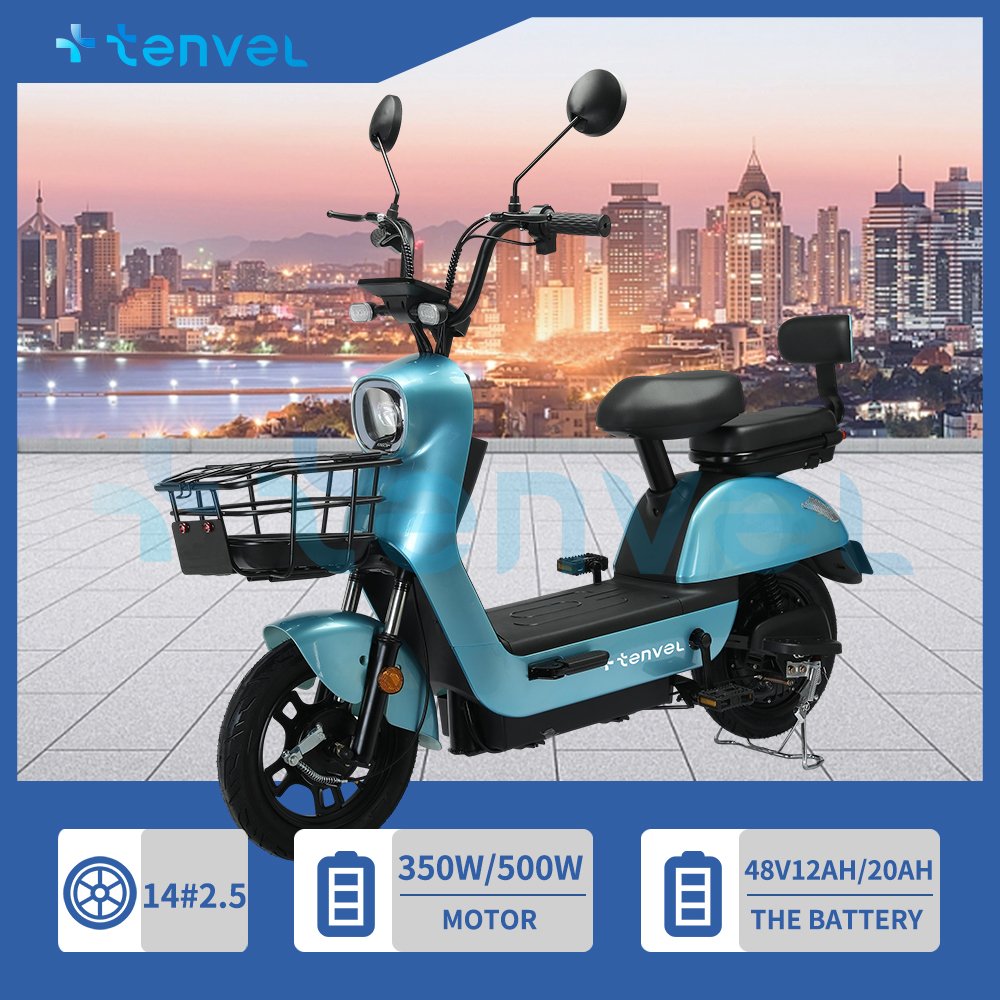 Customized Wholesale Adults Electric Mobility Bike 48V Power Lead-acid Battery Motor Electric Scooter City Bicycle Road E Bike