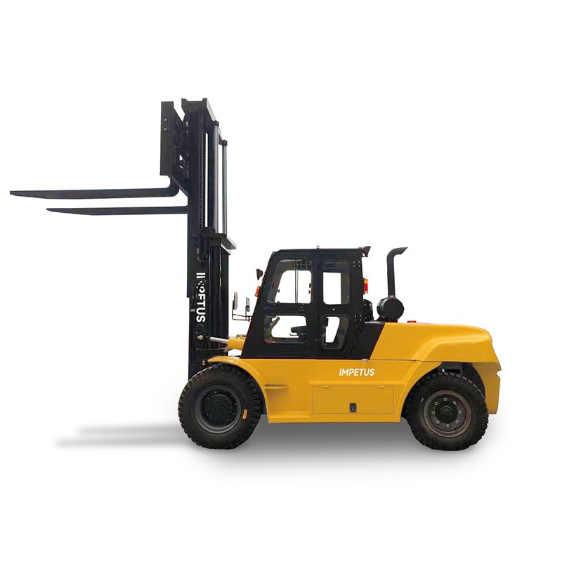 5000mm Customised Forklift Double Front Tyres 11 Ton 13 Ton Forklift 3 Stages Hydraulic Cylinder For Forklift