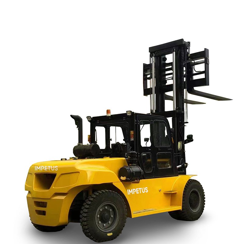 5000mm Customised Forklift Double Front Tyres 11 Ton 13 Ton Forklift 3 Stages Hydraulic Cylinder For Forklift