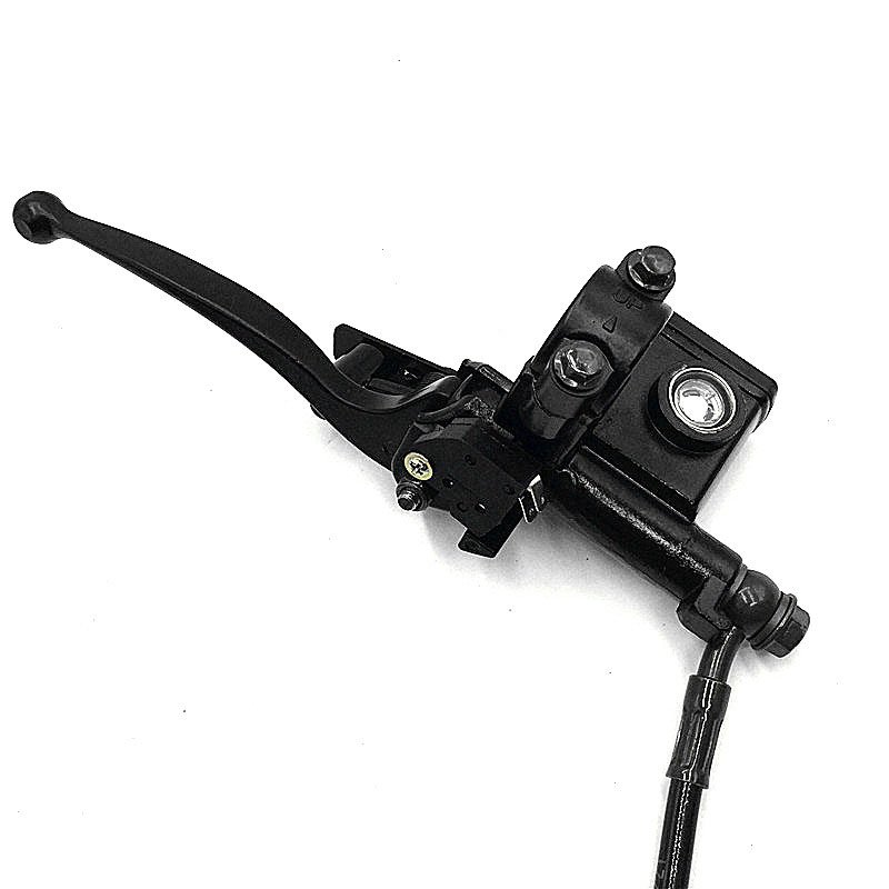 ATV Rear Brake Lever Assembly for 50 70 90 110 125 150cc Quad Master Cylinder Caliper Chinese Left Hand bar Grips