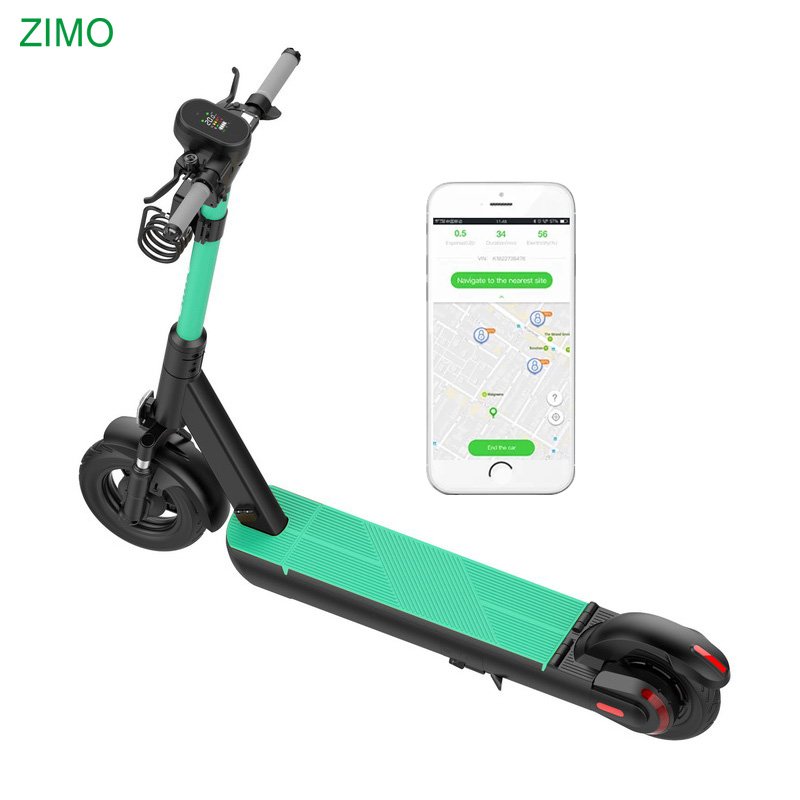 2G/3G/4G Adult GPS Rent Mechanical Lock APP Scooter, Switchable Battery Sharing Electric Scooter With GPS APP
