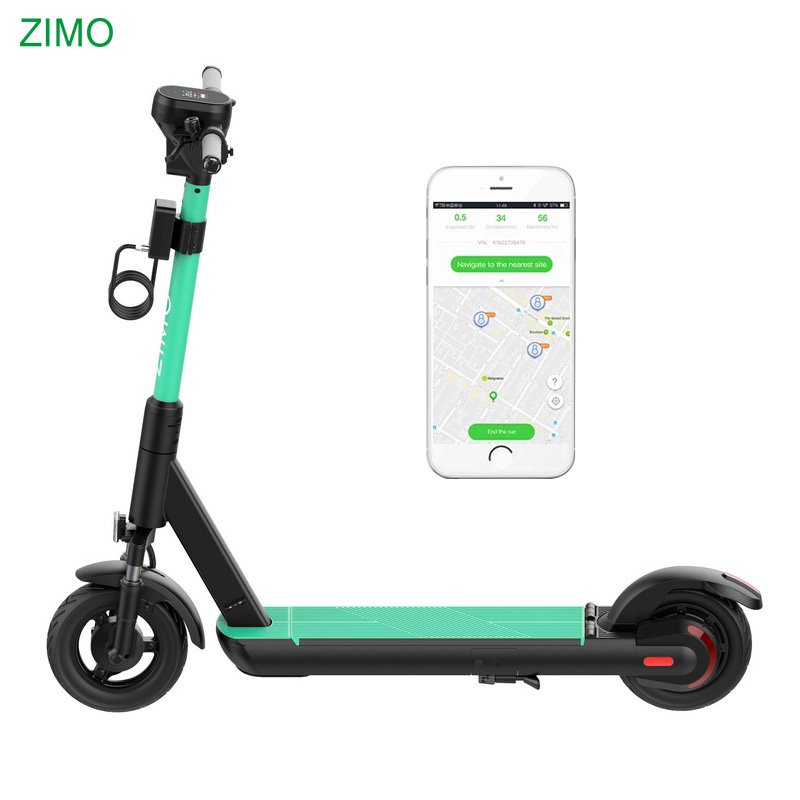 2G/3G/4G Adult GPS Rent Mechanical Lock APP Scooter, Switchable Battery Sharing Electric Scooter With GPS APP