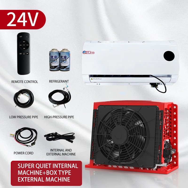 12v 24v Electric Air Conditioners for Rvs,Trucks,Construction Vehicles Excavators Harvesters Agricultural Machinery