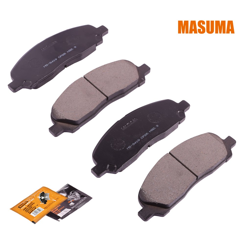 MS-3419 MASUMA Auto Replacement Part Rear Ceramic Disc Brake Pads Set AY040-MT011 MR407127 for MITSUBISHI CHARIOT GRANDIS N84W