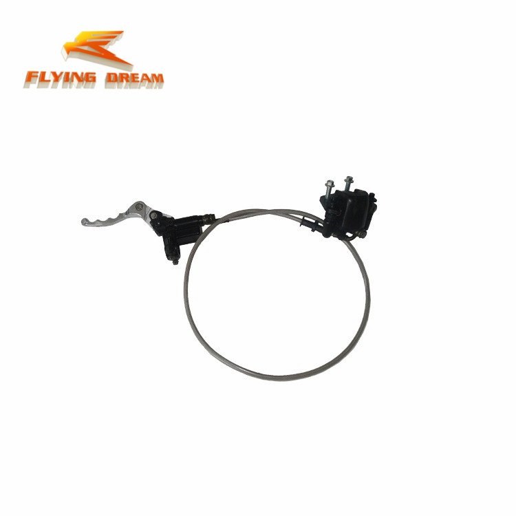 Front Brake Assembles with Wave Disc for Dirt Bike Twin Piston Rear Brake Setup Pit Bike Single Piston Motor