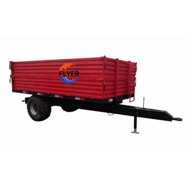 Single Axle Trailer WITH TRACTOR Tipping Single Action Oil Cylinder,oil Connection in Thread,gas Connection TRACTOR