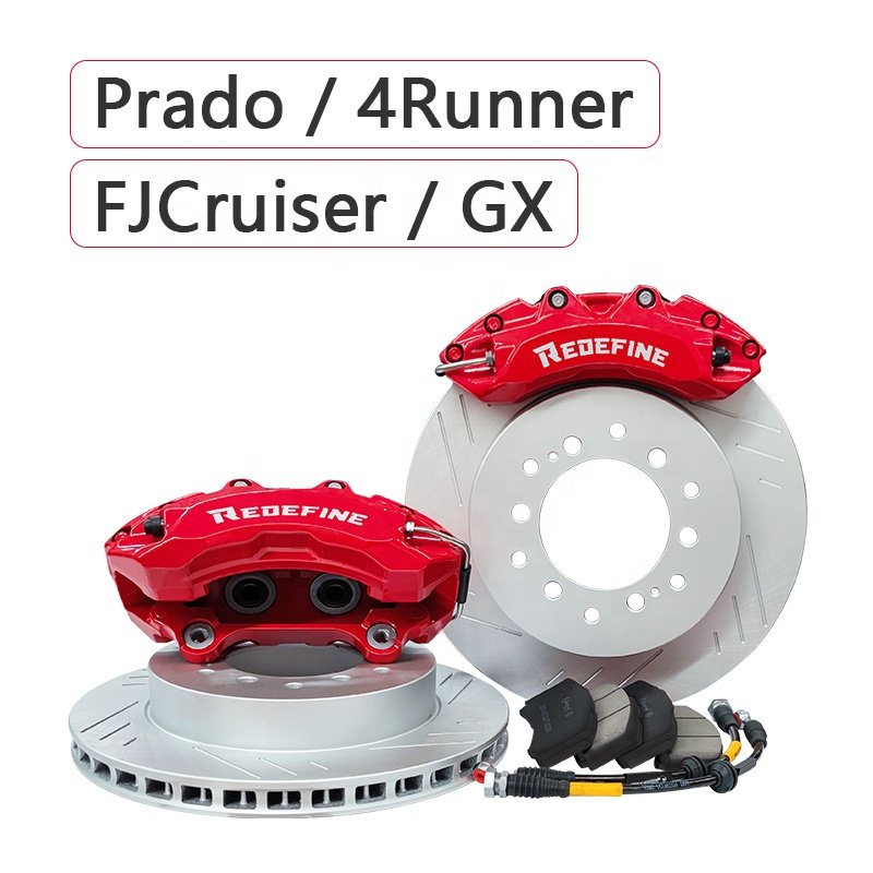 REDEFINE RF610 High Performance 6 Piston Brake Calipers Front Big Brake Kit for Toyota Prado FJCruiser GX 4Runner J120 J150