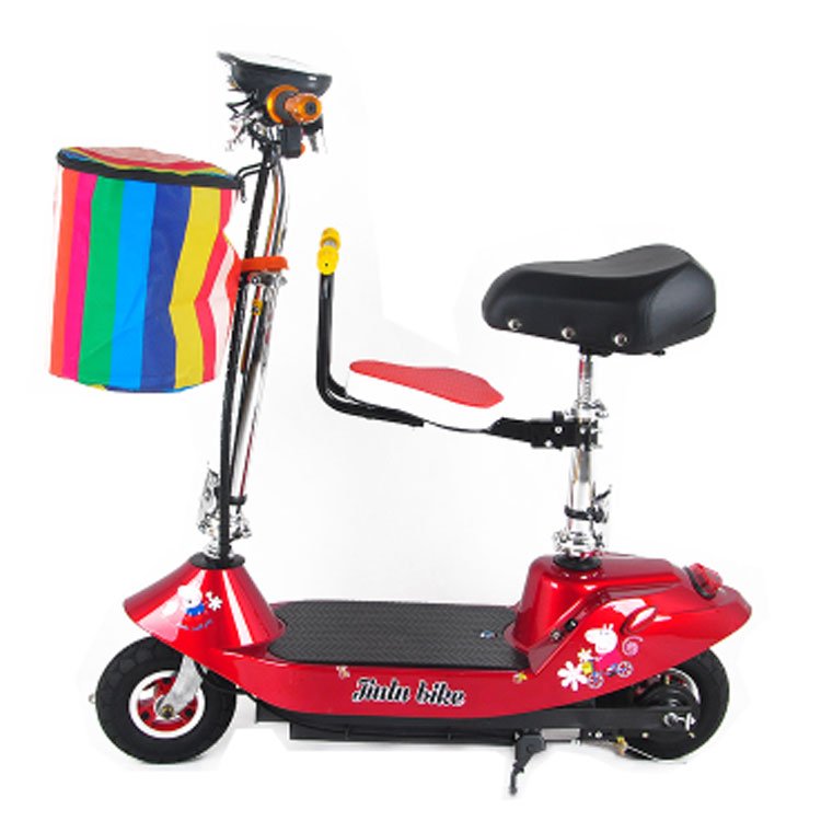 2023 New Little Dolphin Arrival Foldable Electric Scooter the Baby Seat
