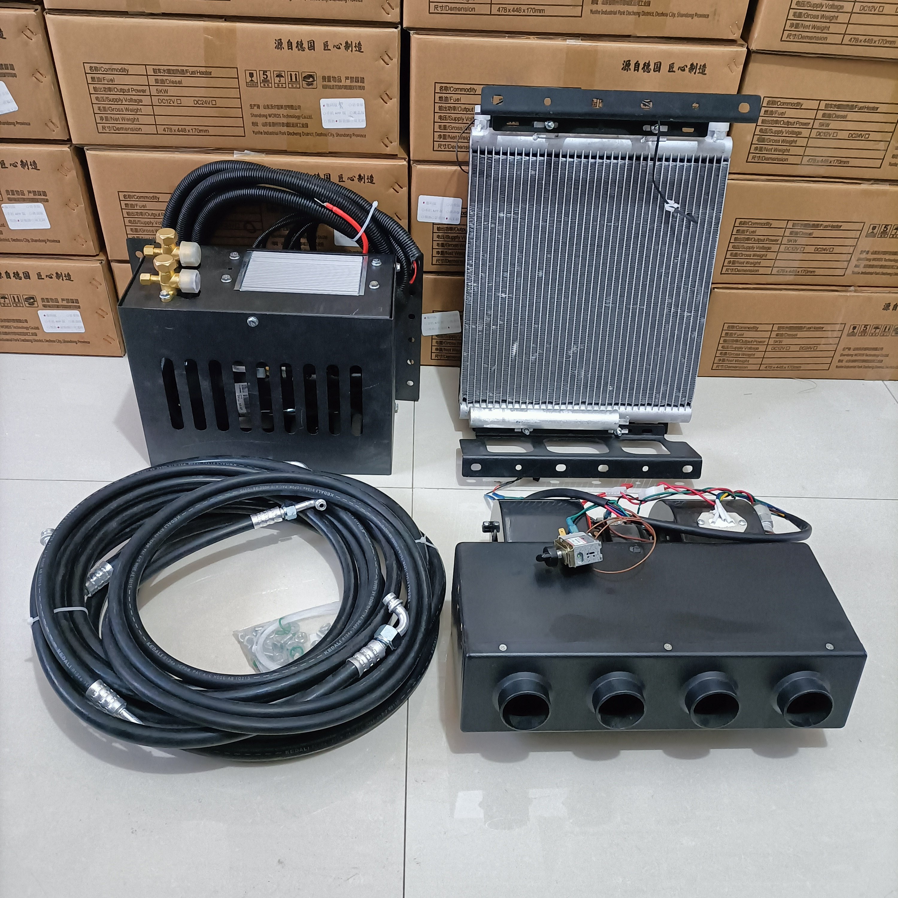 12V 24V Roof Air Conditioning Ac 48v Truck Parking Cooler Car Roof Top Air Conditioner for Car RV Tractor