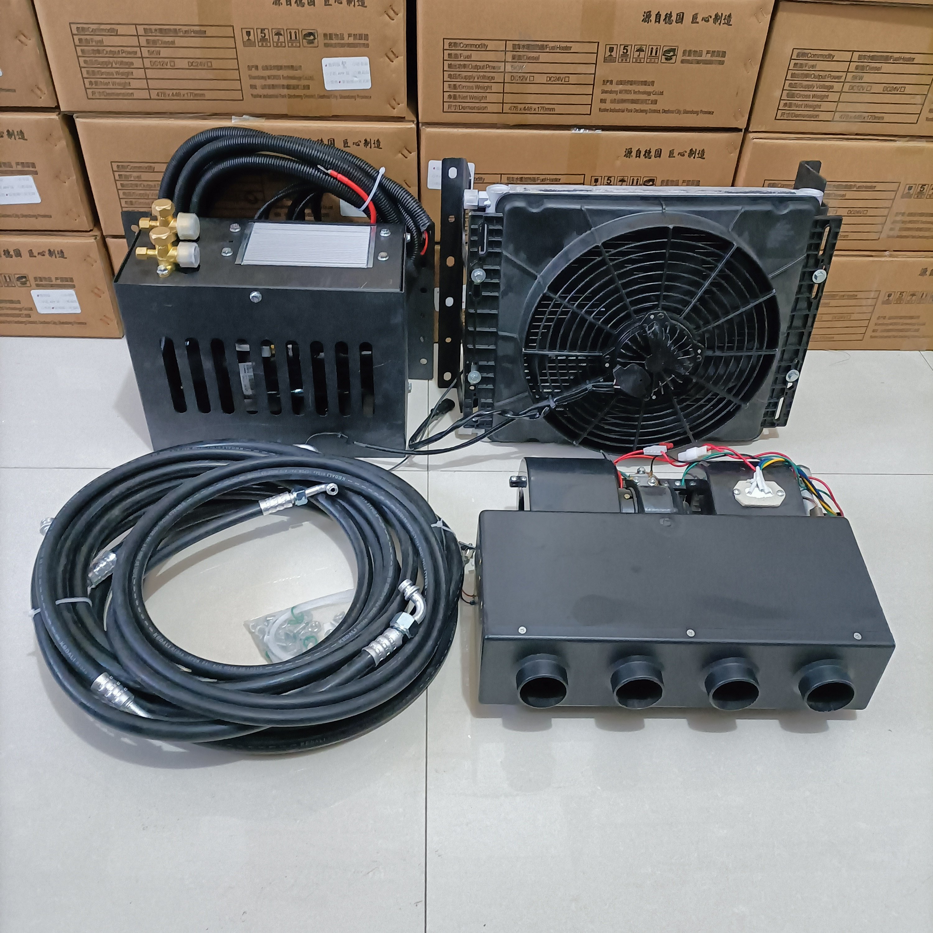 12V 24V Roof Air Conditioning Ac 48v Truck Parking Cooler Car Roof Top Air Conditioner for Car RV Tractor
