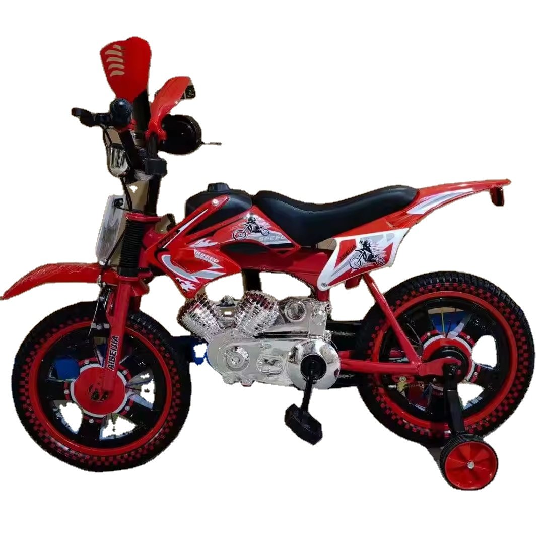 16 Inch Children Bicycle Kids Motorcycle Bike / Plastic Parts Kid's Bmx Bike / Design Child Ride on Bike No Battery