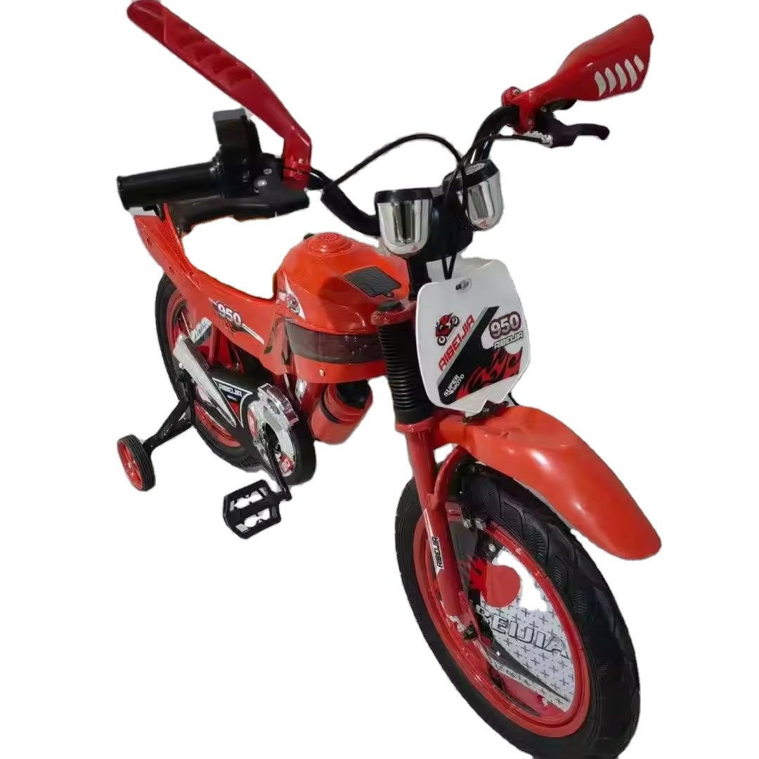 16 Inch Children Bicycle Kids Motorcycle Bike / Plastic Parts Kid's Bmx Bike / Design Child Ride on Bike No Battery