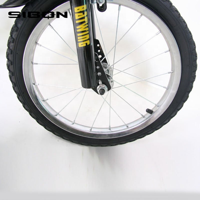 SIBON B0110102 12" Hi-ten Steel Frame Alloy Rim Double Caliper Brake BK Tire China Kid Bicycle Children