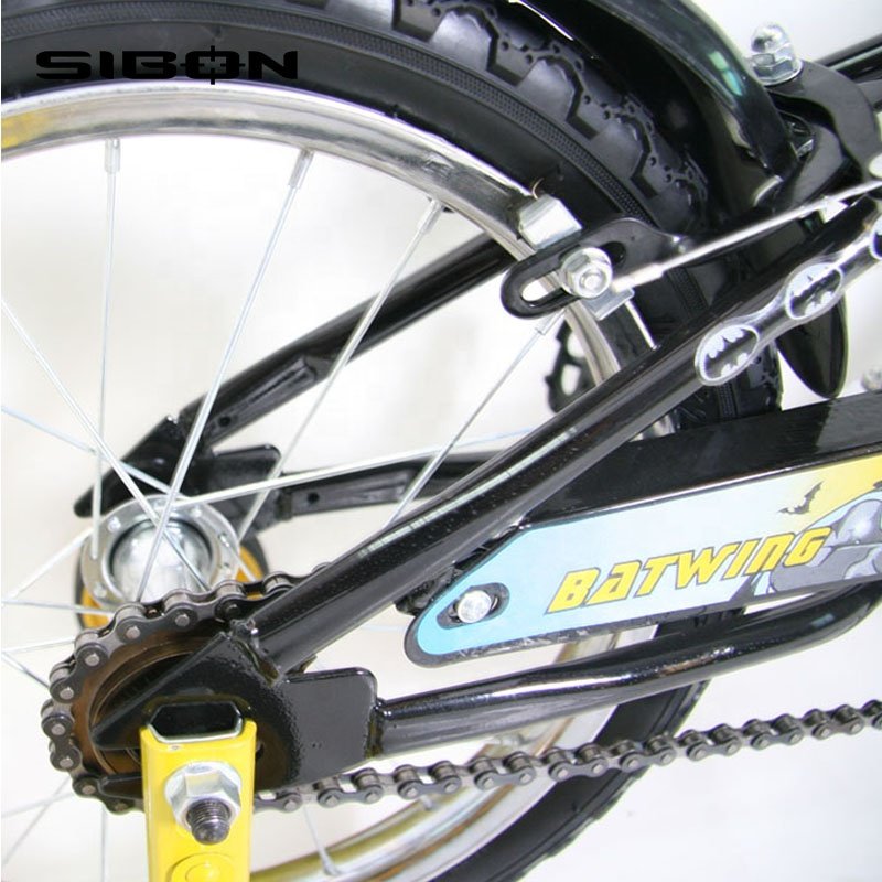 SIBON B0110102 12" Hi-ten Steel Frame Alloy Rim Double Caliper Brake BK Tire China Kid Bicycle Children