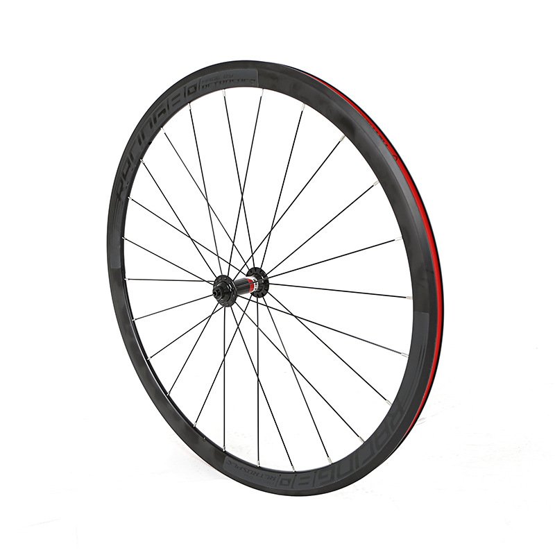 Factory Direct Cheap Price MOQ Bicycle Parts Alu Alloy Wheels 700C Road Bike Wheels Disc Brake Thru Axle Bicycle Wheels