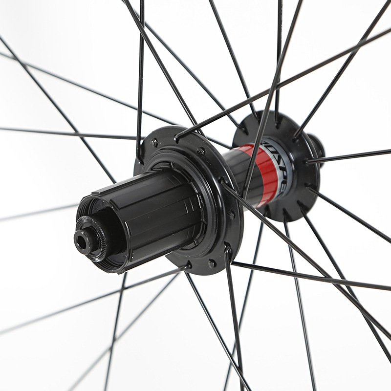 Factory Direct Cheap Price MOQ Bicycle Parts Alu Alloy Wheels 700C Road Bike Wheels Disc Brake Thru Axle Bicycle Wheels