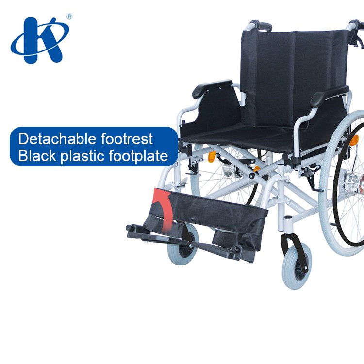 Kaiyang KY956LQH-51 125kg Quick Release Rear Wheel Aluminium Manual Wheel Chair Flip up PU Armrest Drum Brakes Wheelchair
