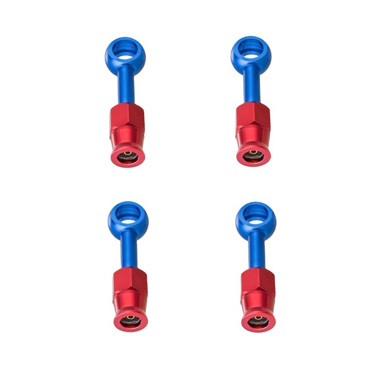 An3 Aluminium Motorcycle Hose Color Quick Coupling Banjo Eye Fitting for Ptfe Nylon Stainless Steel Braided Brake Oil Hose Line