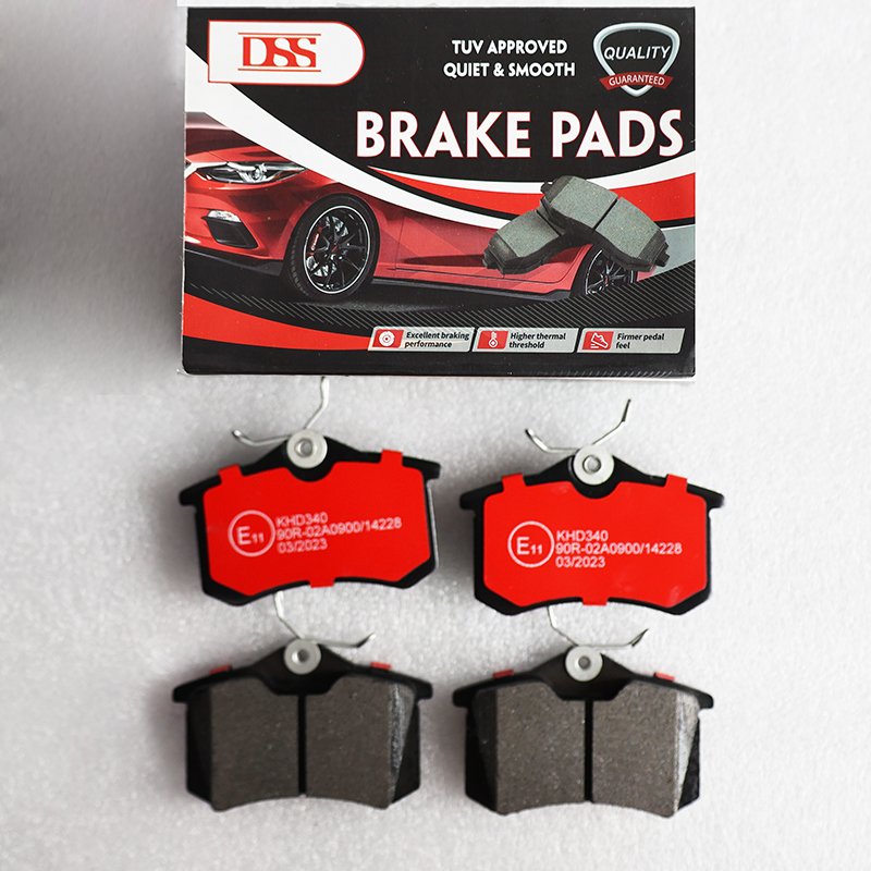 Factory Wholesale Japanese Auto Car Spare Parts High Quality Durable Front Wheel D340 Brake Pads for Peugeot VW