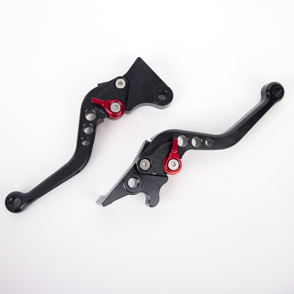 Custom Motorcycle Levers With Spring CNC Six Gears Adjustable Hydraulic Clutch and Brake Lever