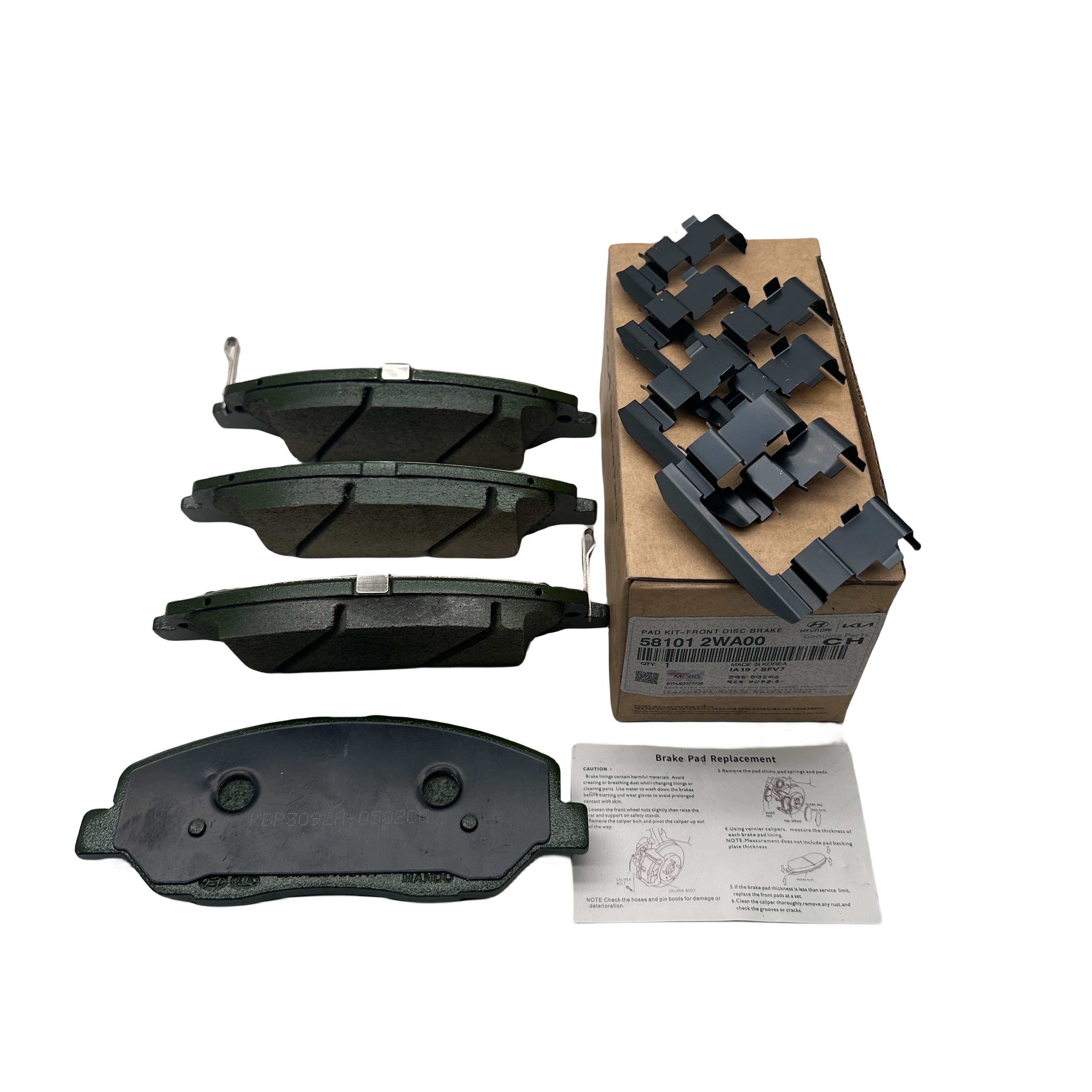 High Quality Ceramic Brake Pads 58101-2WA00 for Santa Fe Modern Automotive Brake System New Condition