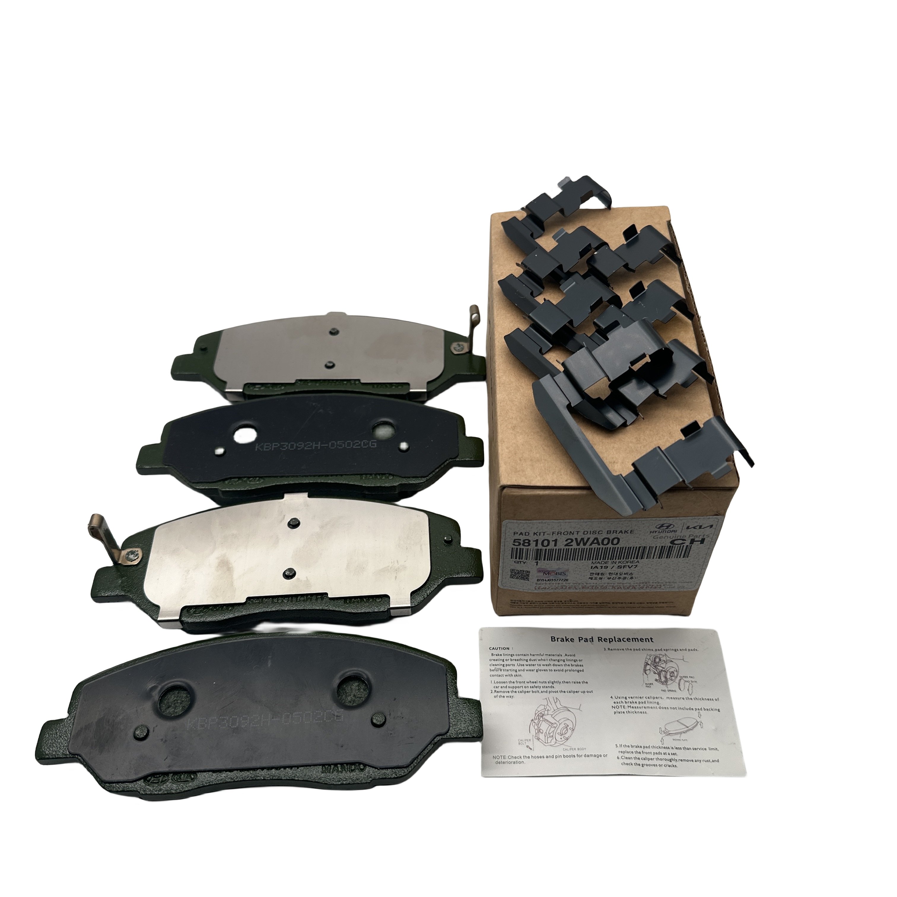 High Quality Ceramic Brake Pads 58101-2WA00 for Santa Fe Modern Automotive Brake System New Condition