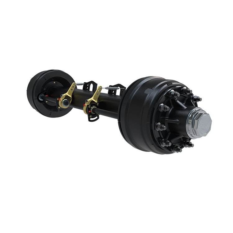 12t-18t Inboard Germany Type Axle Built-in Brake Drum Axle Trailer Axle for Sale