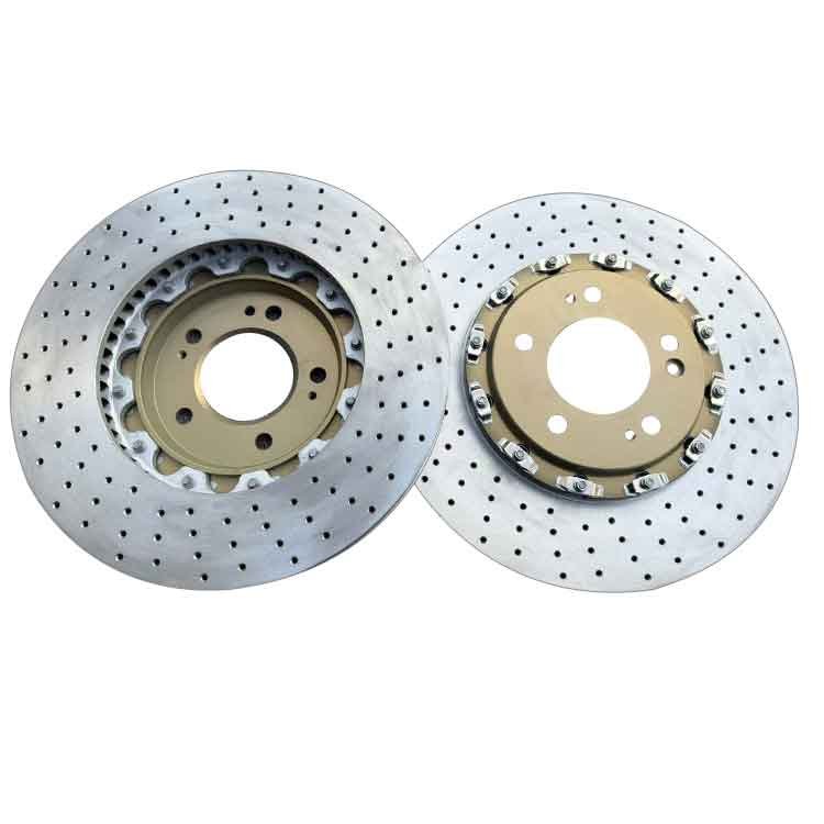 Brake Disc Premium Drilled Slotted 395mm Front Brake Rotors 4G0615301E 4G0615301A for AUDI A6 A7 RS6 RS7