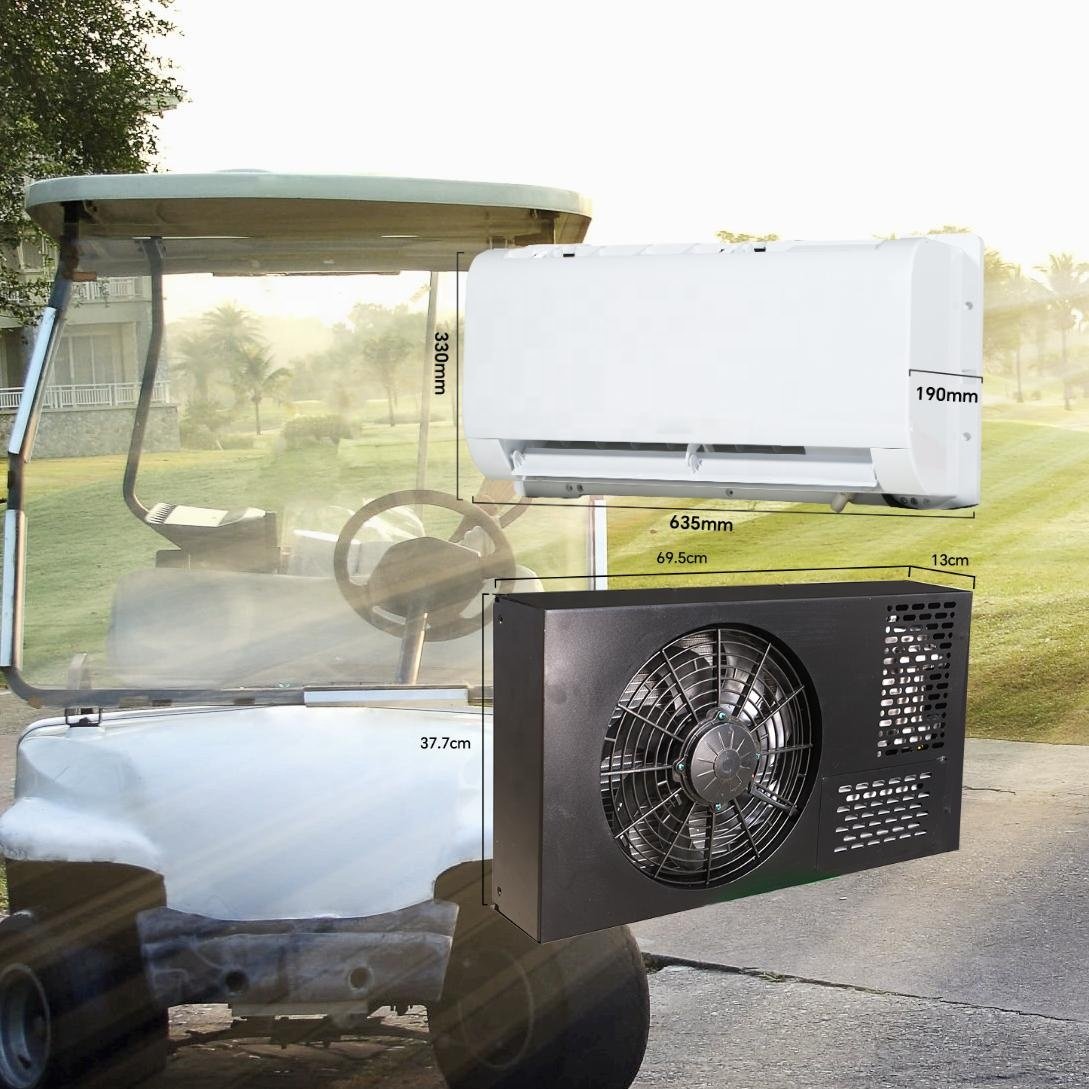 Mini School Bus Air Conditioner AC.161.113.01 Battery AC Split 12V Air Conditioner 12V Marine AC Unit 24V Auto Parking Cooler
