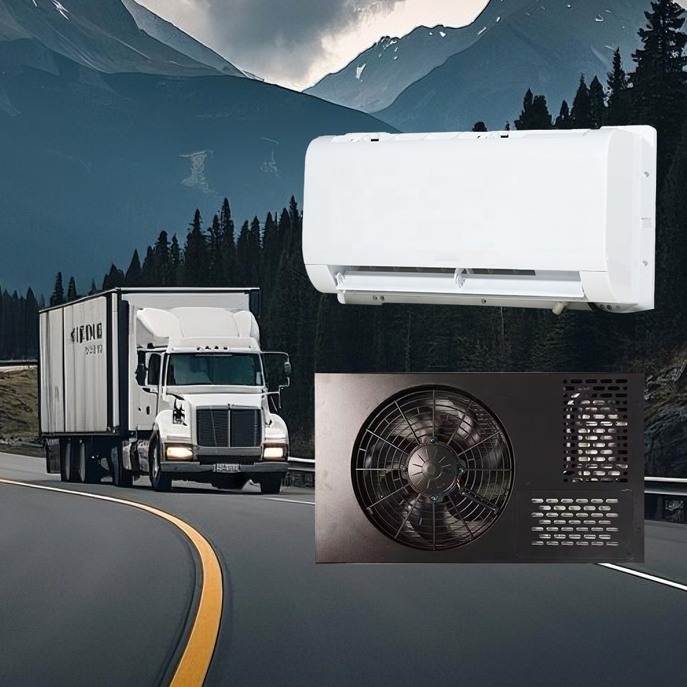 Mini School Bus Air Conditioner AC.161.113.01 Battery AC Split 12V Air Conditioner 12V Marine AC Unit 24V Auto Parking Cooler