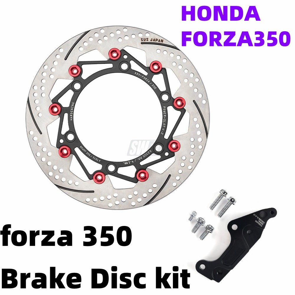 For Honda FORZA 350 FORZA350 Motorcycle FRONT Brake Disc Rotor 300MM Modification Radiation Connection Code Adapter Code Set