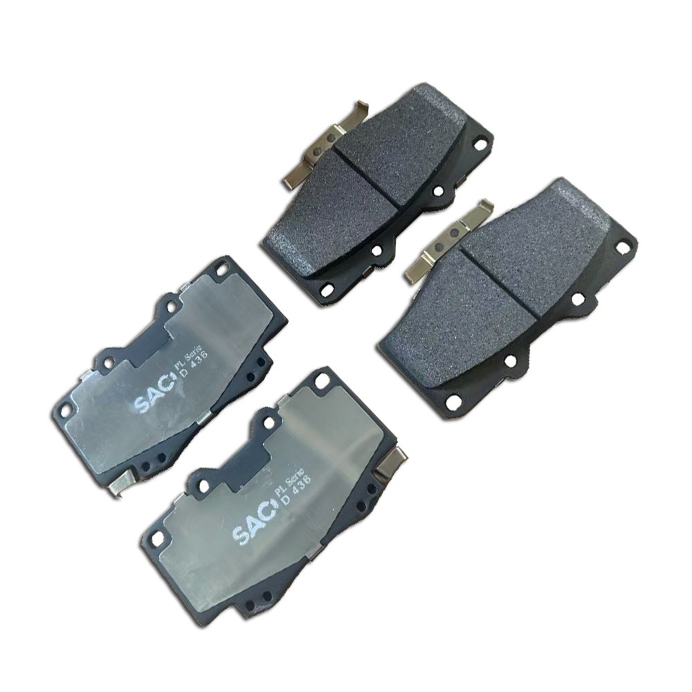 SAC D436 A-458WK 04465-60260 D2082 Premium Metallic Front Car Disc Brake Pad for Toyota Hilux Land Cruise Prado SP1222
