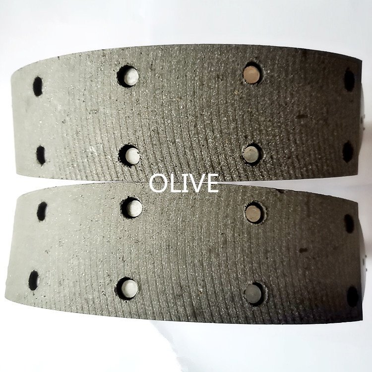 China Manufacturers 3 Tons Forklift Break Parts Brake Shoe Semi Metallic