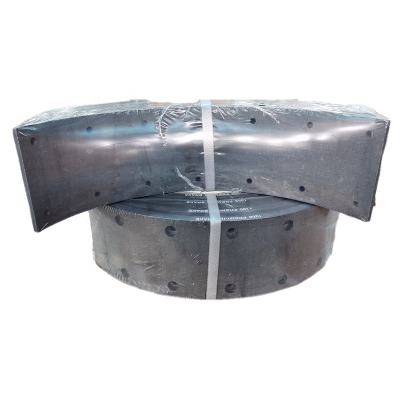 8972010610 ISUZU Brake Lining With Shoes K4459 100mm Wide 12 Rivet Holes