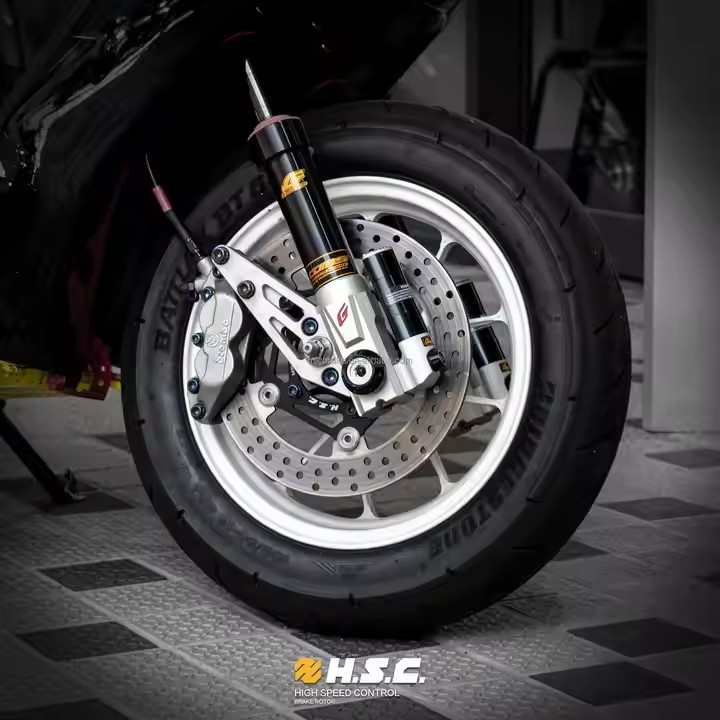 [Customized] 220mm Bwsx Bwsr Motorcycle Front Floating Brake Discs Rotors for Yamaha Cygnus Gryphus