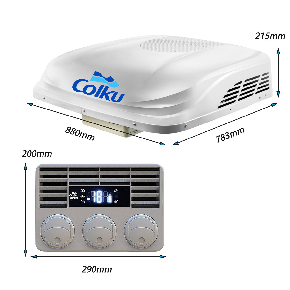 Car air Conditioner Aire Acondicionado Auto Ac Evaporator Parking Cooler air Conditioner 12 Volt Truck Universal 24v Dc
